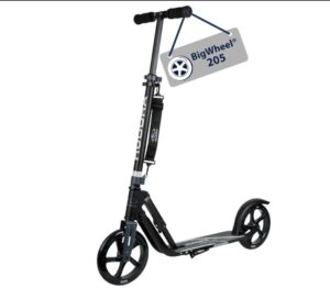 😀 HUDORA Scooter 205 Robusto de Aluminio Regulable en Altura y Plegable, para Niños y Adultos de Hasta 100 kg.