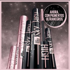 🐟 Máscara de pestañas Maybelline New York Lash Sensational Sky High Cosmic Black