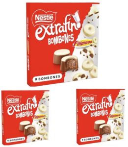 😀 Pack de 3 NESTLE Extrafino Bombones de Chocolate con Leche Filipinos