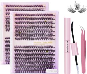 💥 Kit de pestañas postizas con 280 piezas