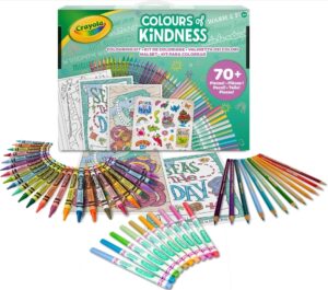 🐟 Maletín Crayola Colours of Kindness con  70 piezas