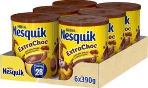 🖤 Pack de 6 Nesquik NESTLÉ Instantáneo Cacao Soluble 390g.