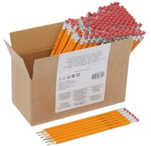 😀 Pack de 150 Amazon Basics Lápices n.º 2 HB de madera, afilados.