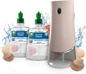 💥 Ambientador Air Wick con 2 recambios Active Fresh Neutralizador de Olores