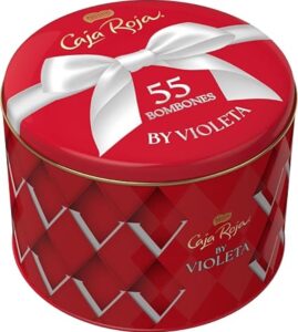 💫CAJA ROJA Bombones de chocolate con leche Lata 493g 💫