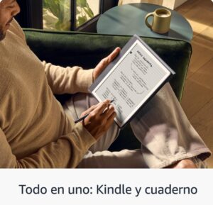 🐟 Kindle Scribe de 16GB con funda y adaptador de corriente Amazon Powerfast de 9W