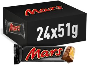 🍩 Pack 24 Chocolatinas Mars Crema de turrón y caramelo