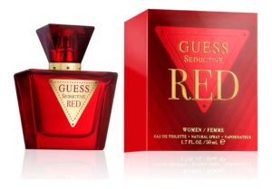 📣 GUESS Seductive Red, Eau de Toilette para Mujer, Colonia Gourmand, Fragancia Seductora, Larga Duración, 50 ml