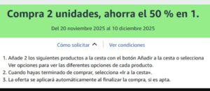 🐟 Ahorra el 50% en 1 comprando 2 unidades en una selección de productos para el hogar 🏠