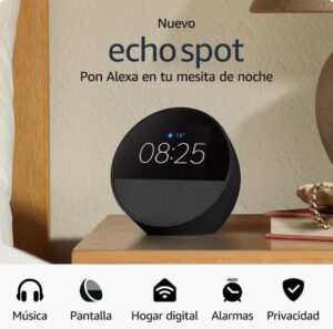 💥 Amazon Echo Spot 2024 con sonido de calidad y Alexa