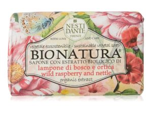 📣 NESTI DANTE Bio Natura Wild And Nettle Soap Mydlo Toaletowe Malina I Pokrzywa G, Raspberry, 250 Gr