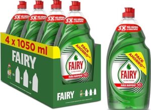 💫Fairy Ultra Poder Original Líquido Lavavajillas 4 x 1050ML 💫