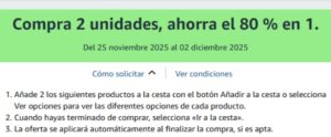 🐟 Ahorra el 80% en 1 comprando 2 unidades en una selección de productos para el hogar
