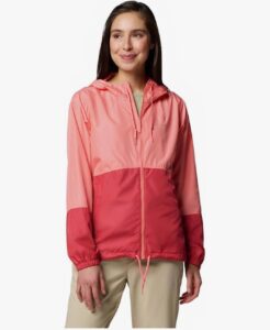 ◼️ Columbia. Cortavientos ligero para mujer.