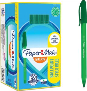 💥 50 bolígrafos Paper Mate InkJoy Verde