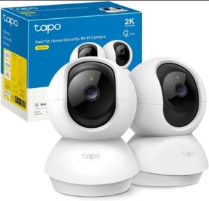 💥 2 cámaras Tapo TP-Link C210 WiFi 360º con visión nocturna, detección de movimiento y Alexa