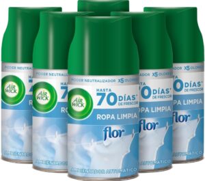 💥 6 recambios Air Wick Freshmatic Flor Ropa limpia